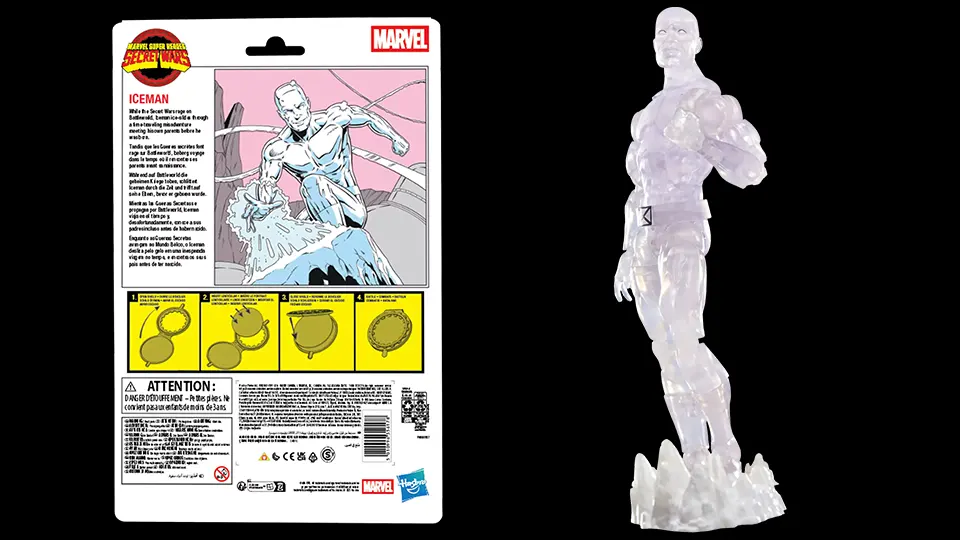 Marvel Legends Secret Wars Iceman 7 Marvel Legends Secret Wars Iceman Action figure Hasbro
