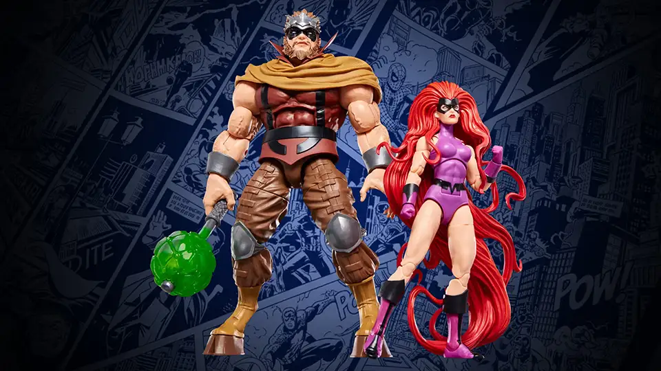 Marvel Legends Series Inhumans Medusa and  Gorgon