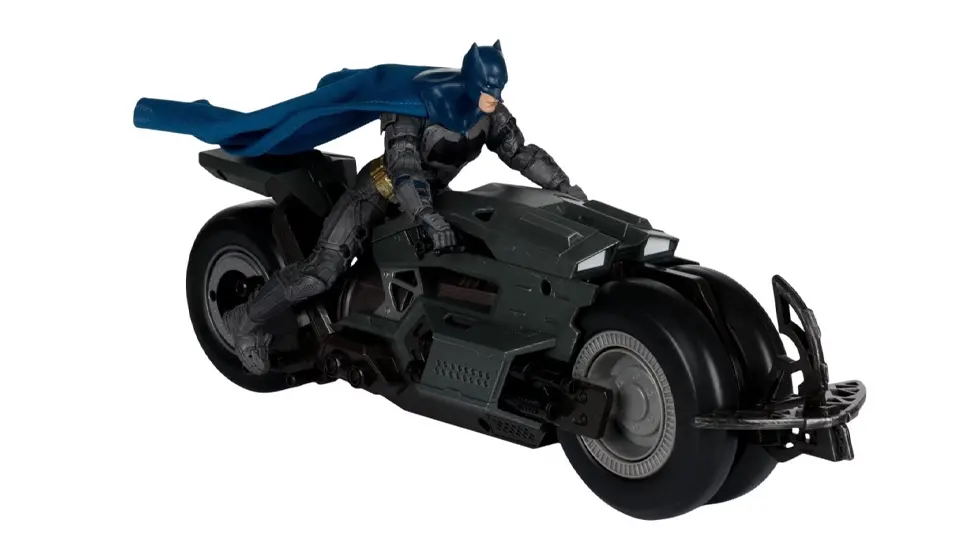 Mcfarlane Batcycle with Batman (DC Multiverse: The Flash) Vehicle 2 Pack 5 McFarlane Toys Batcycle Set pairs a 7-inch scale Batman figure
