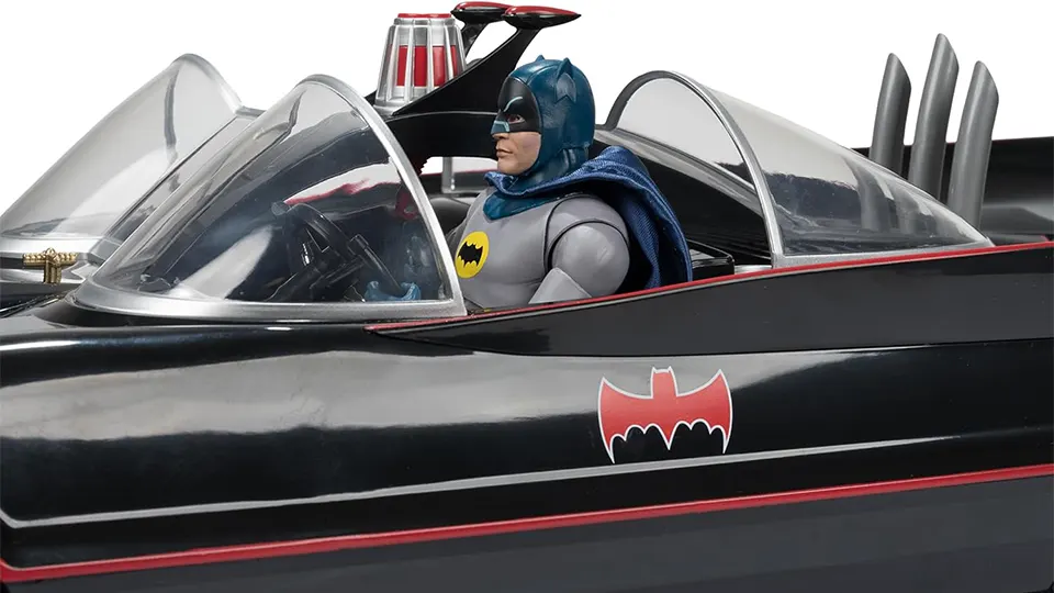 First Look at the McFarlane Batmobile Classic TV Series 7 McFarlane Toys Batmobile