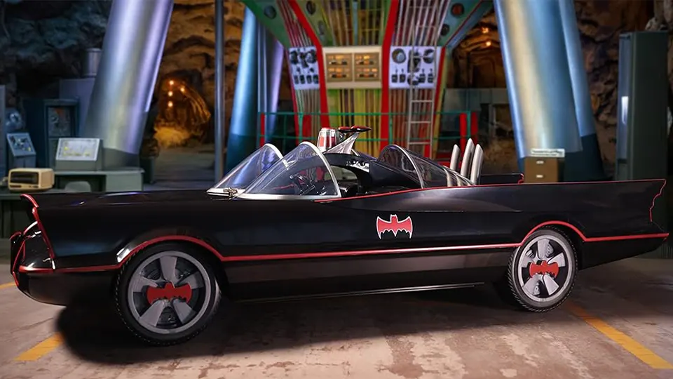 First Look at the McFarlane Batmobile Classic TV Series 2 McFarlane Toys DC Multiverse Batmobile Batman Classic TV Series for sale