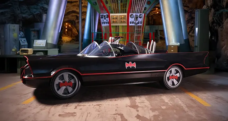 First Look at the McFarlane Batmobile Classic TV Series 1 McFarlane Toys- DC Multiverse Batmobile Batman Classic TV Series