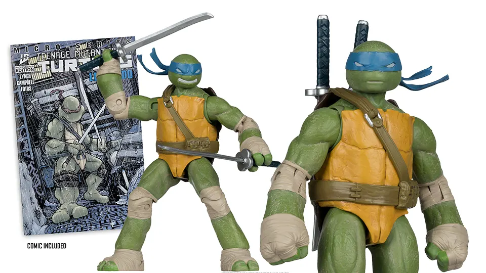 McFarlane Page Punchers TMNT: Comic-Accurate Action Figures Worth Watching 3 McFarlane Toys Page Punchers Teenage Mutant Ninja Turtles leonardo