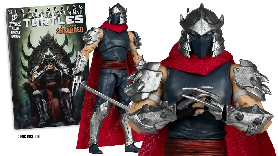 McFarlane Page Punchers TMNT: Comic-Accurate Action Figures Worth Watching 7 McFarlane Toys Page Punchers Teenage Mutant Ninja Turtles shredder figure