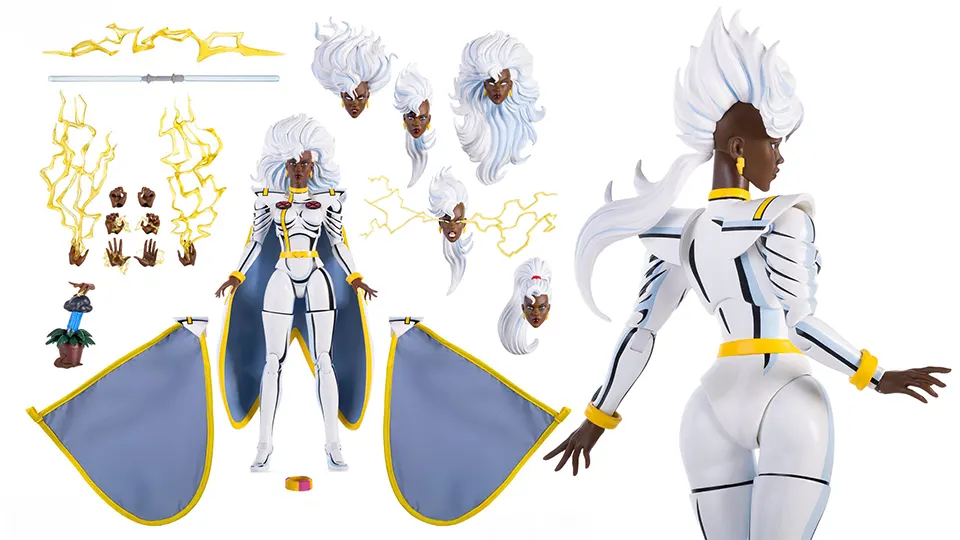 Mondo X-Men ’97 Storm 1/6 Scale Figure Timed Edition Brings the Thunder 4 Mondo Marvel X-Men 97 Storm accessories