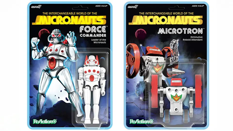 Micronauts ReAction+ Wave 2: Microtron and Force Commander Join the Battle 10 Super7 Micronauts Microtron and Force Commander packaging