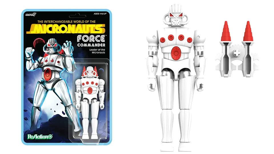 Micronauts ReAction+ Wave 2: Microtron and Force Commander Join the Battle 12 Super7 Micronauts ReAction Wave 2 Force Commander