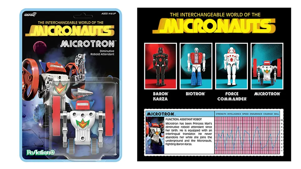 Micronauts ReAction+ Wave 2: Microtron and Force Commander Join the Battle 6 Super7 Micronauts ReAction Wave 2 Microtron