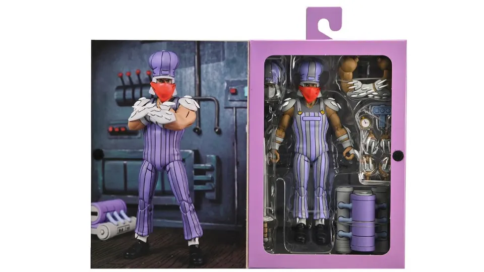 Ultimate Locomotive Menace: The NECA Train Track Takedown Shredder Exclusive Review 6 TMNT Train Track Takedown Shredder packaging