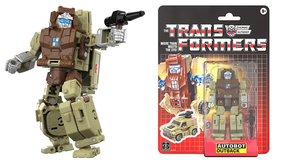Transformers Retro G1-Inspired Autobot Outback 5 Transformers Autobot Outback Hasbro card art