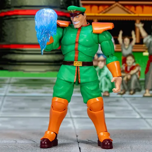 Ultra Street Fighter II M. Bison SDCC Jada Toys player 2