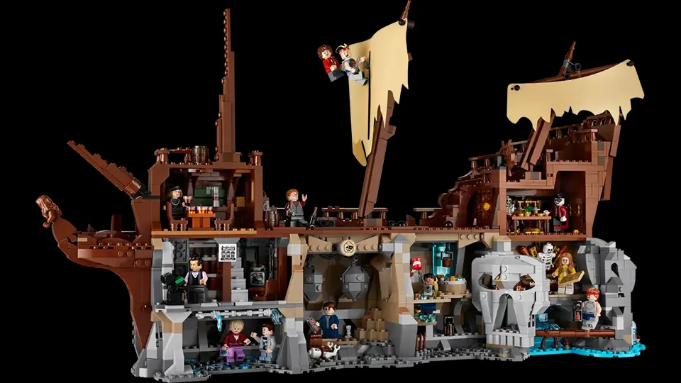 LEGO Ideas 21363 The Goonies Set Brings the Inferno to Life 3 At 2,912 pieces, this is one of the larger LEGO Ideas sets