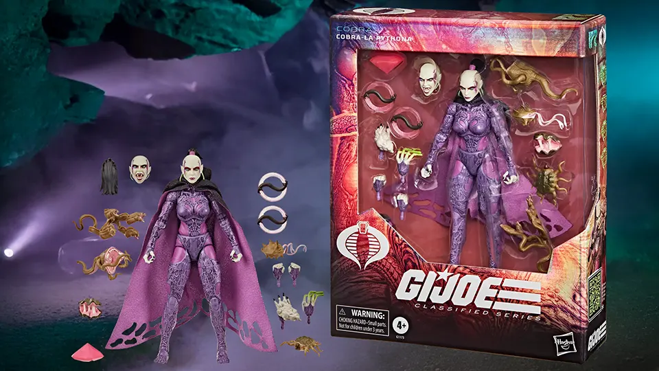 G.I. Joe Classified Series #172 Cobra-La Pythona Figure Brings Biotech Mayhem 9 collectible G.I. Joe Cobra-La Pythona