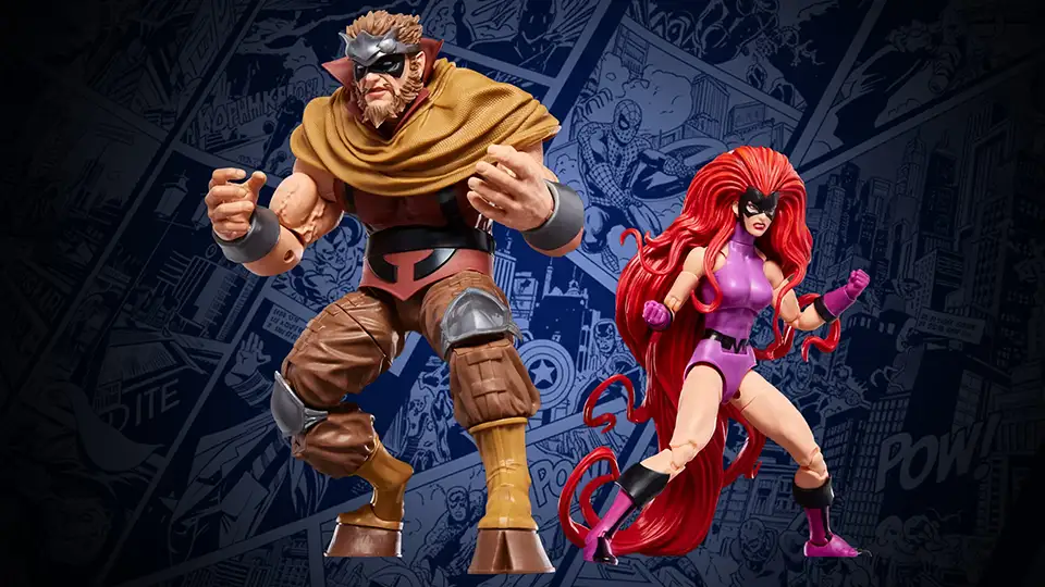 full review of Marvel Legends Inhumans Medusa and Gorgon 2 pack
