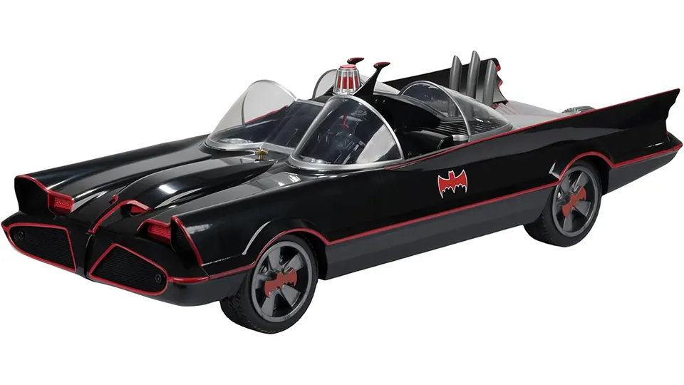 First Look at the McFarlane Batmobile Classic TV Series 4 full review of McFarlane DC Multiverse Classic Batmobile