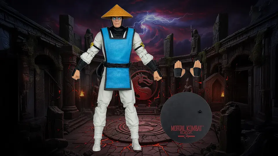 A First Look at the Mortal Kombat Klassic Raiden & Liu Kang vs Reptile Figures 5 review of Mortal Kombat Klassic Raiden