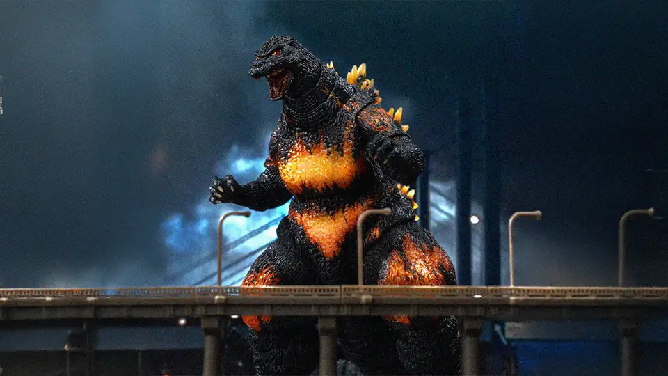 Burning Godzilla Hiya Toys relase date