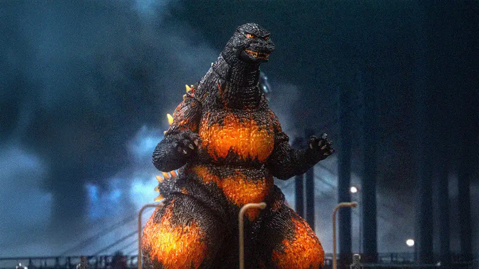 Burning Godzilla Hiya Toys