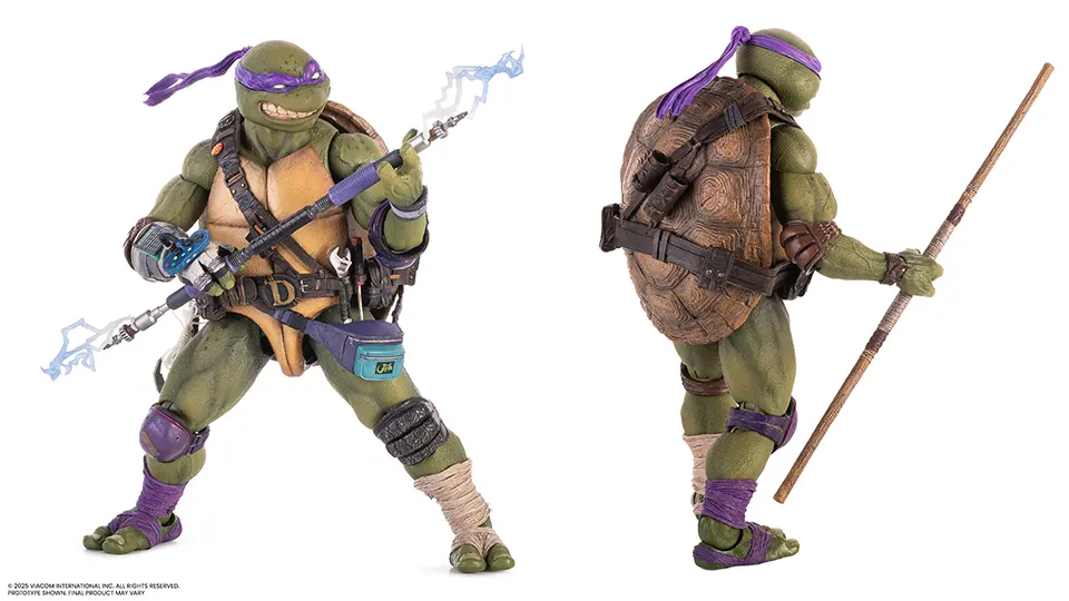 Mondo’s TMNT Donatello 1/6 Scale Figure is Fully Geared and Ready to Build 6 Donatello Mondo action figure