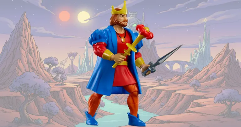Masters of the Universe Origins King Randor figure Wave 28
