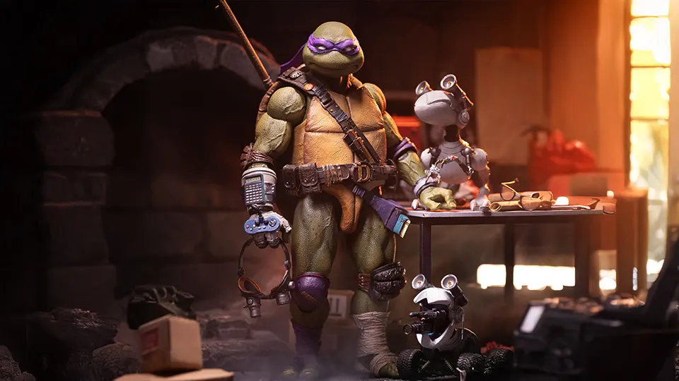 Mondo’s TMNT Donatello 1/6 Scale Figure is Fully Geared and Ready to Build 4 Mondo TMNT Donatello 1-6 scale Timed Edition figure for sale