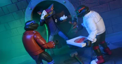 NECAs Punk Leonardo Punk Raphael and Scrag 3-Pack