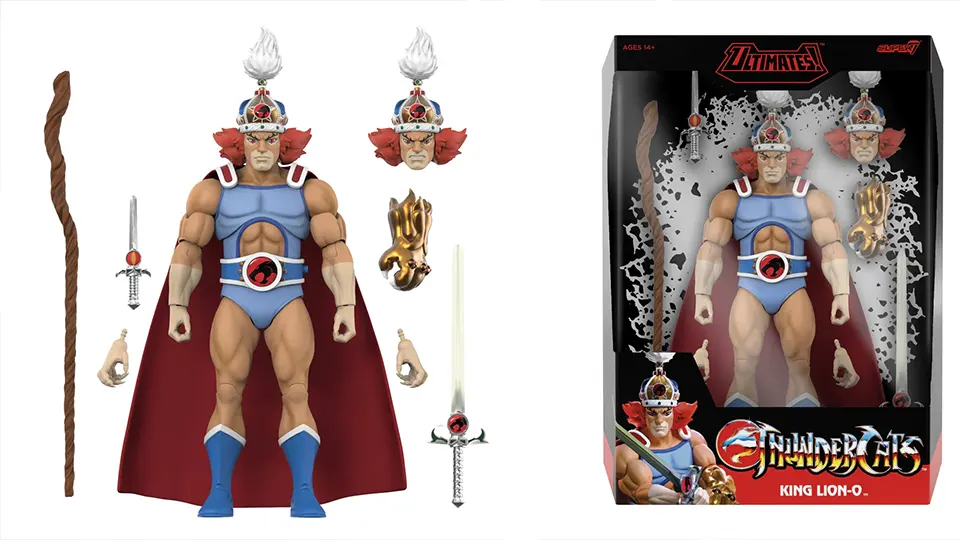 ThunderCats ULTIMATES Wave 14: King Lion-O and Red Eye Bring the Heat 4 This version of Lion-O steps up with serious ceremonial vibes.