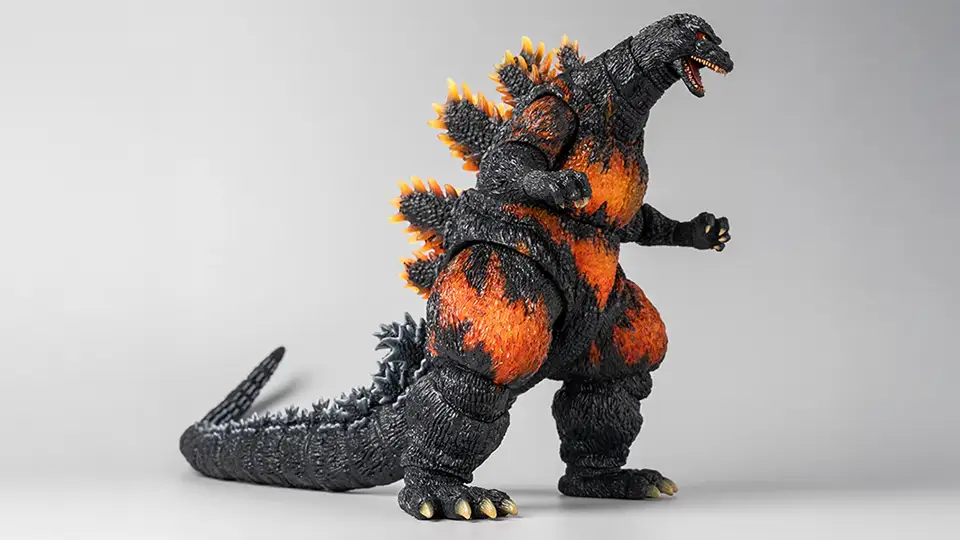 full review Burning Godzilla Hiya Toys