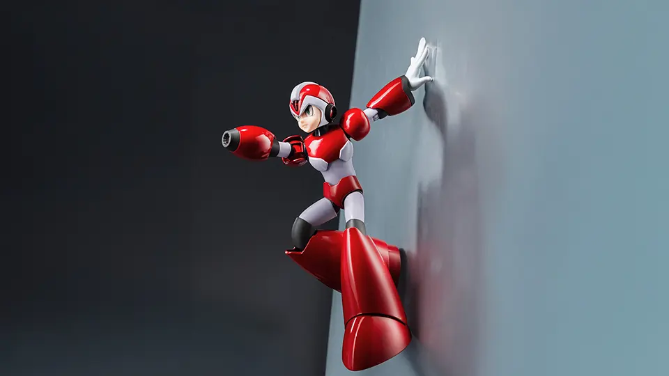 threezero MDLX Mega Man X Rising Fire Edition Blazes In 6 Swappable X-Buster forearm