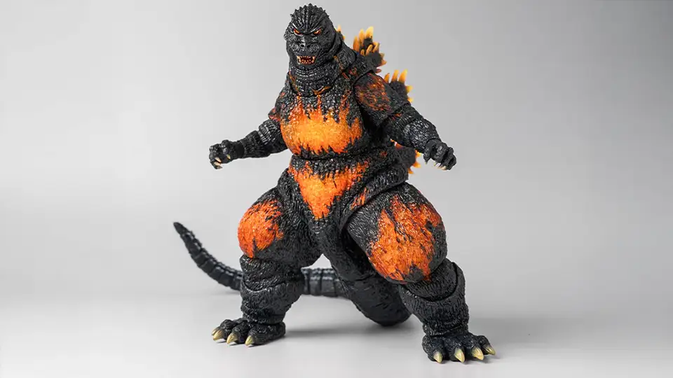 review Burning Godzilla Hiya Toys