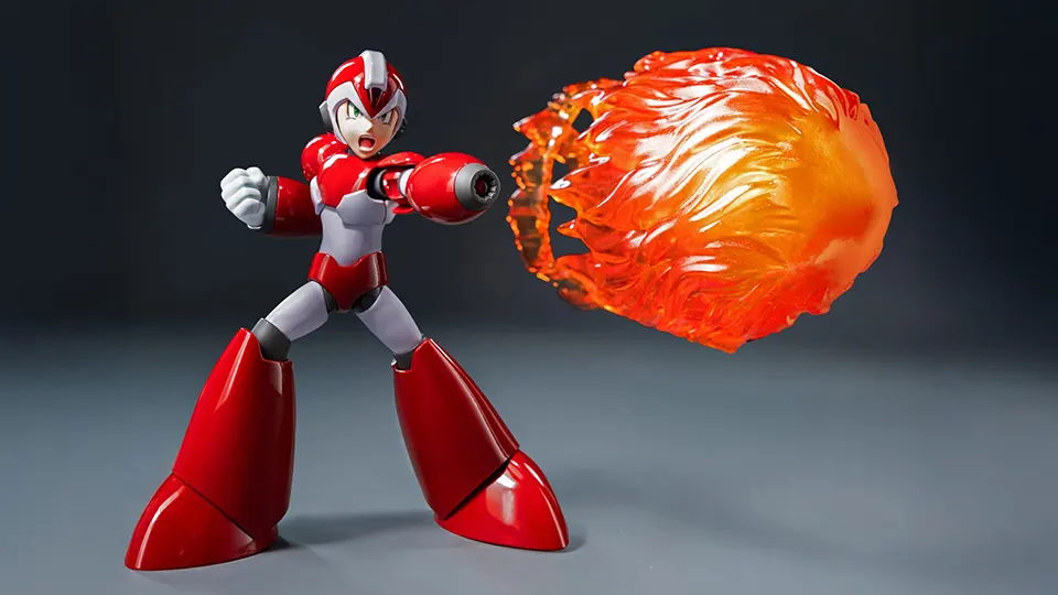 threezero MDLX Mega Man X Rising Fire Edition Blazes In 2 review of threezero MDLX Mega Man X Rising Fire figure