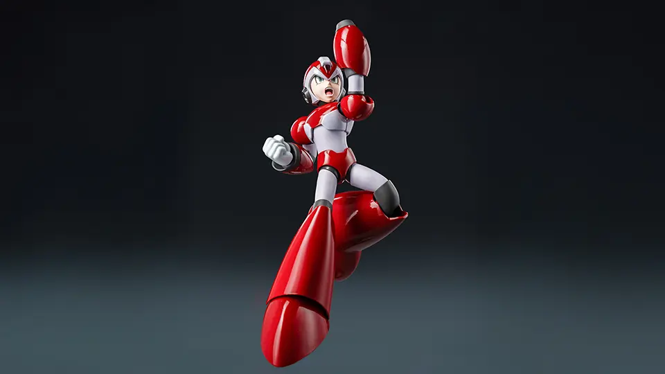 threezero MDLX Mega Man X Rising Fire Edition Blazes In 7 threezero MDLX Mega Man X