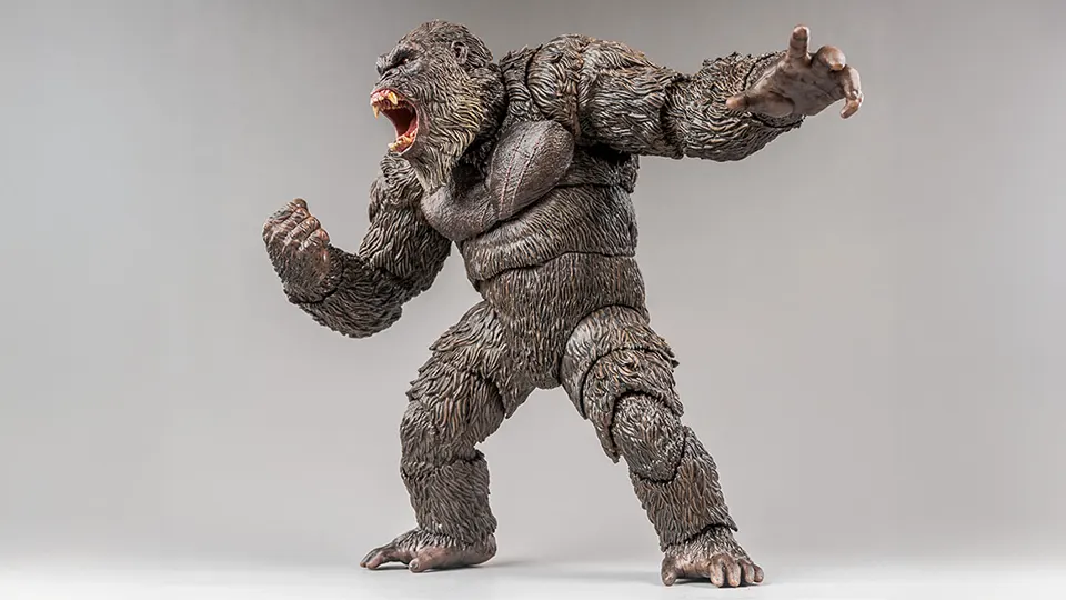 First Look at the HIYA Exquisite Basic Kong 2.0 Godzilla vs Kong 6 Inch Action Figure for Sale 9 Godzilla vs Kong Kong toy