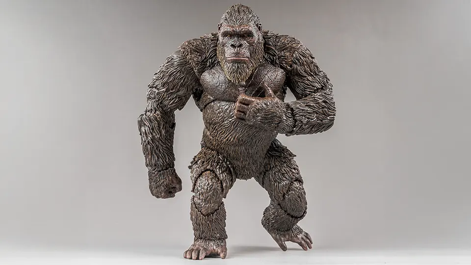 First Look at the HIYA Exquisite Basic Kong 2.0 Godzilla vs Kong 6 Inch Action Figure for Sale 6 HIYA Godzilla vs Kong Kong