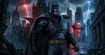 McFarlane Armored Batman Batman v Superman figure Platinum Edition