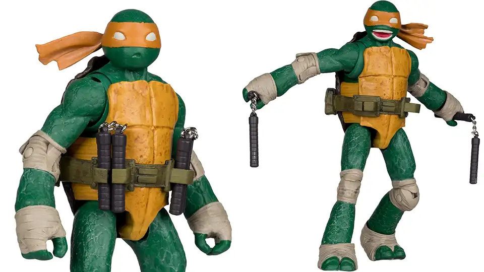 McFarlane Toys  Page Punchers Michelangelo figure