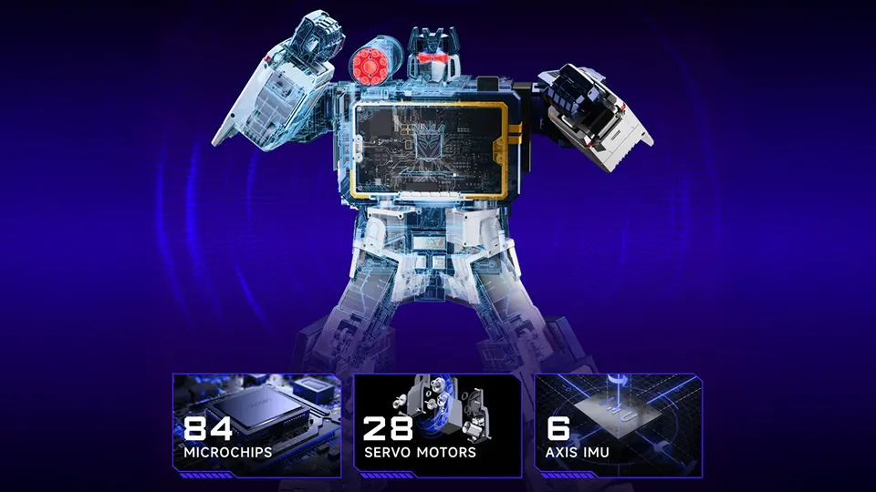 Transformers’ Greatest Spy Returns: The Robosen Transformers Auto-Converting Soundwave Robot 3 Robosen Transformers Soundwave tech