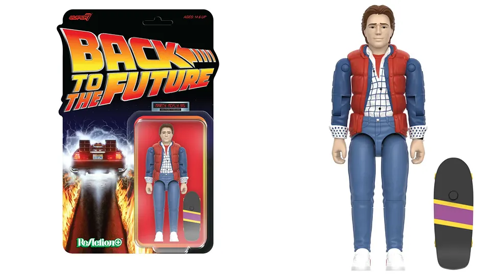 Super7 Back to the Future ReAction+ Wave 1 figure marty 85