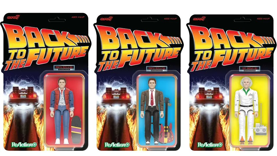 Super7 Back to the Future ReAction+ Wave 1 packaging