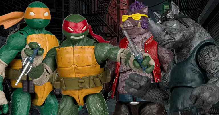 TMNT Page Punchers Wave 2 figures McFarlane Toys