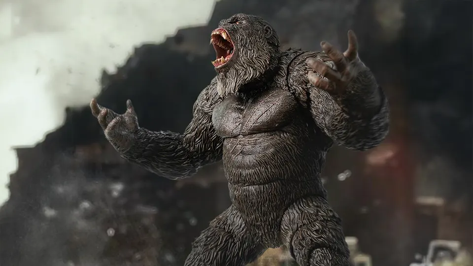 First Look at the HIYA Exquisite Basic Kong 2.0 Godzilla vs Kong 6 Inch Action Figure for Sale 10 full review of HIYA Exquisite Basic Kong 2.0