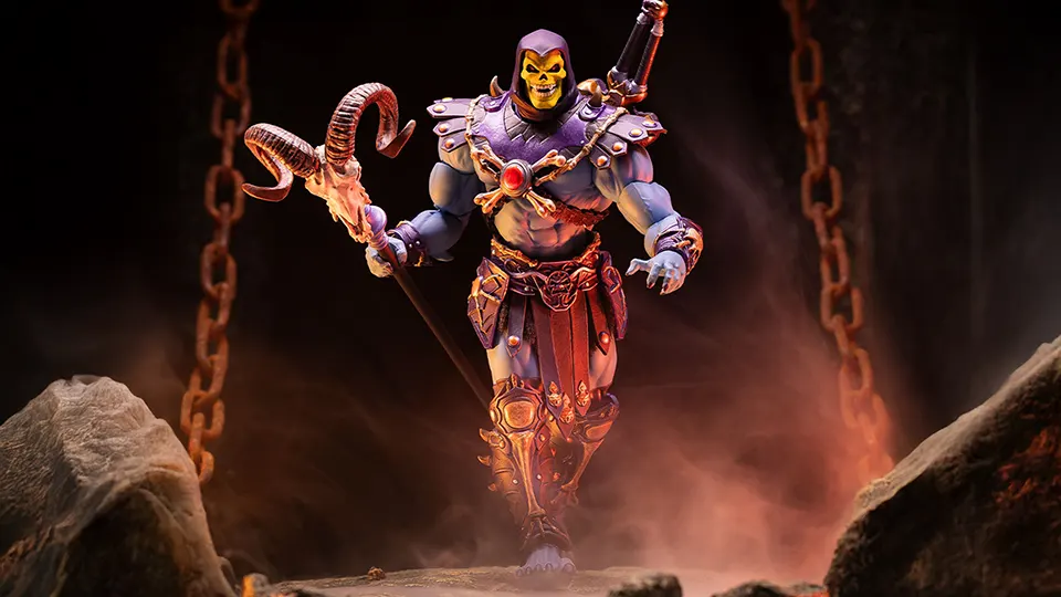 full review of Mondo Skeletor Timed Edition
