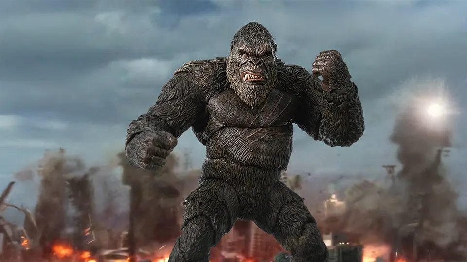 First Look at the HIYA Exquisite Basic Kong 2.0 Godzilla vs Kong 6 Inch Action Figure for Sale 7 review of HIYA Exquisite Basic Kong 2.0 MonsterVerse