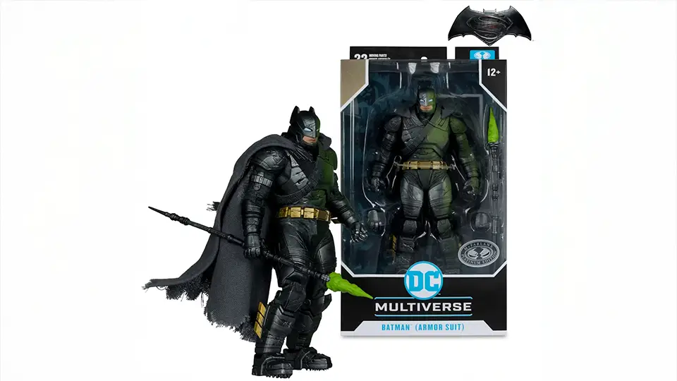 review of McFarlane Armored Batman Batman v Superman figure
