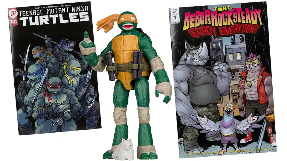 review of McFarlane TMNT Page Punchers Wave 2