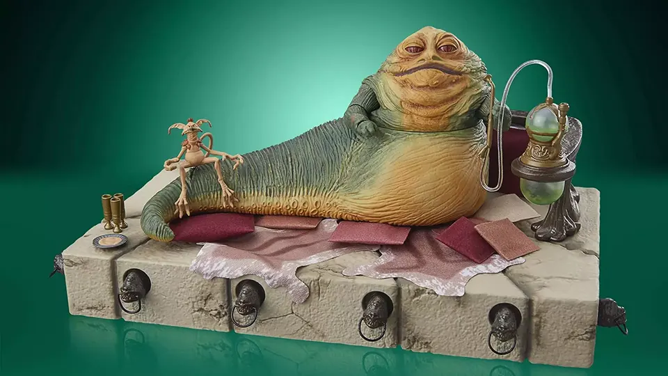 Hasbro’s Reissued TVC Jabba the Hutt Set Delivers Classic Star Wars Grit 2 where to buy TVC Jabba the Hutt Hasbro figure