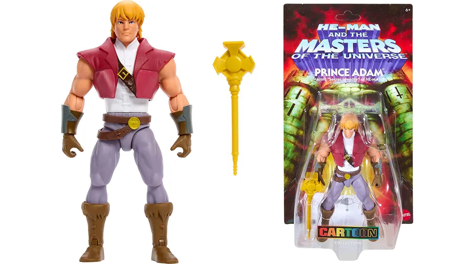 Masters of the Universe Origins Cartoon Collection 200X Wave 3 prince adam