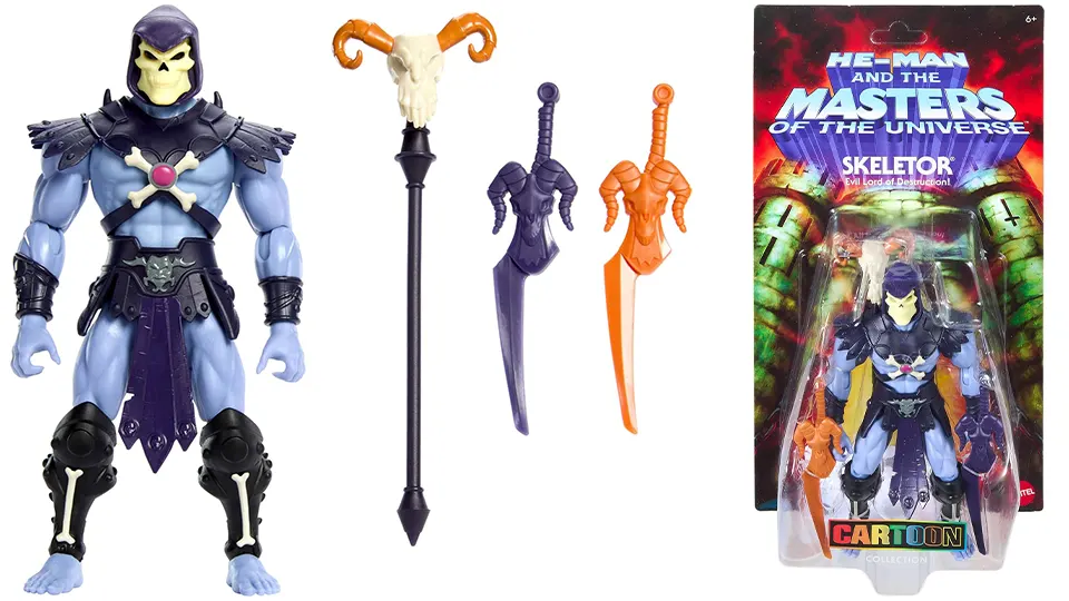 Masters of the Universe Origins Cartoon Collection 200X Wave 3 skeletor