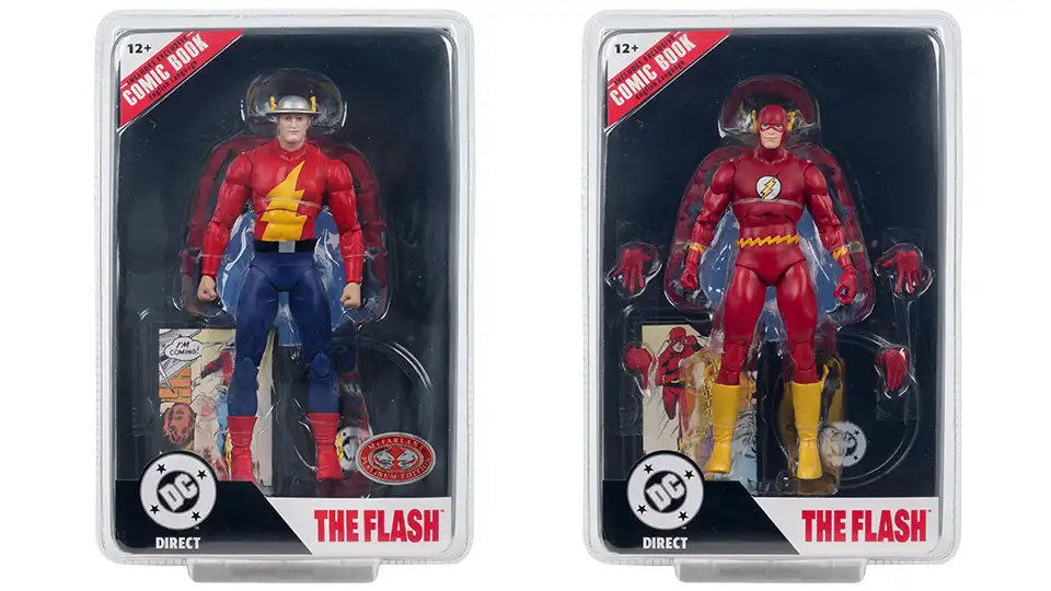 McFarlane Page Punchers Jay Garrick Flash figures