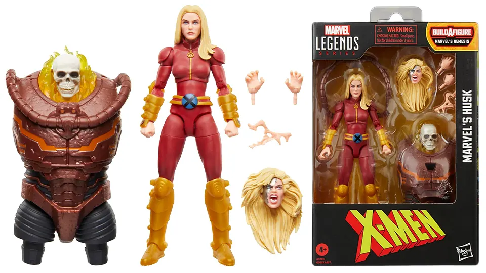 Husk Marvel Legends X-Men Nemesis BAF Wave 2025 figure